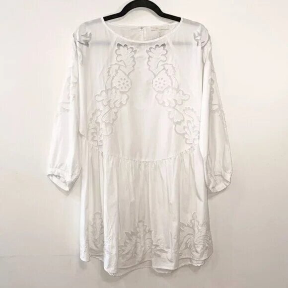 Maje Dresses & Skirts - Last Call! New Maje Raolita 100% Cotton Embroidered Mini Dress White S $395
